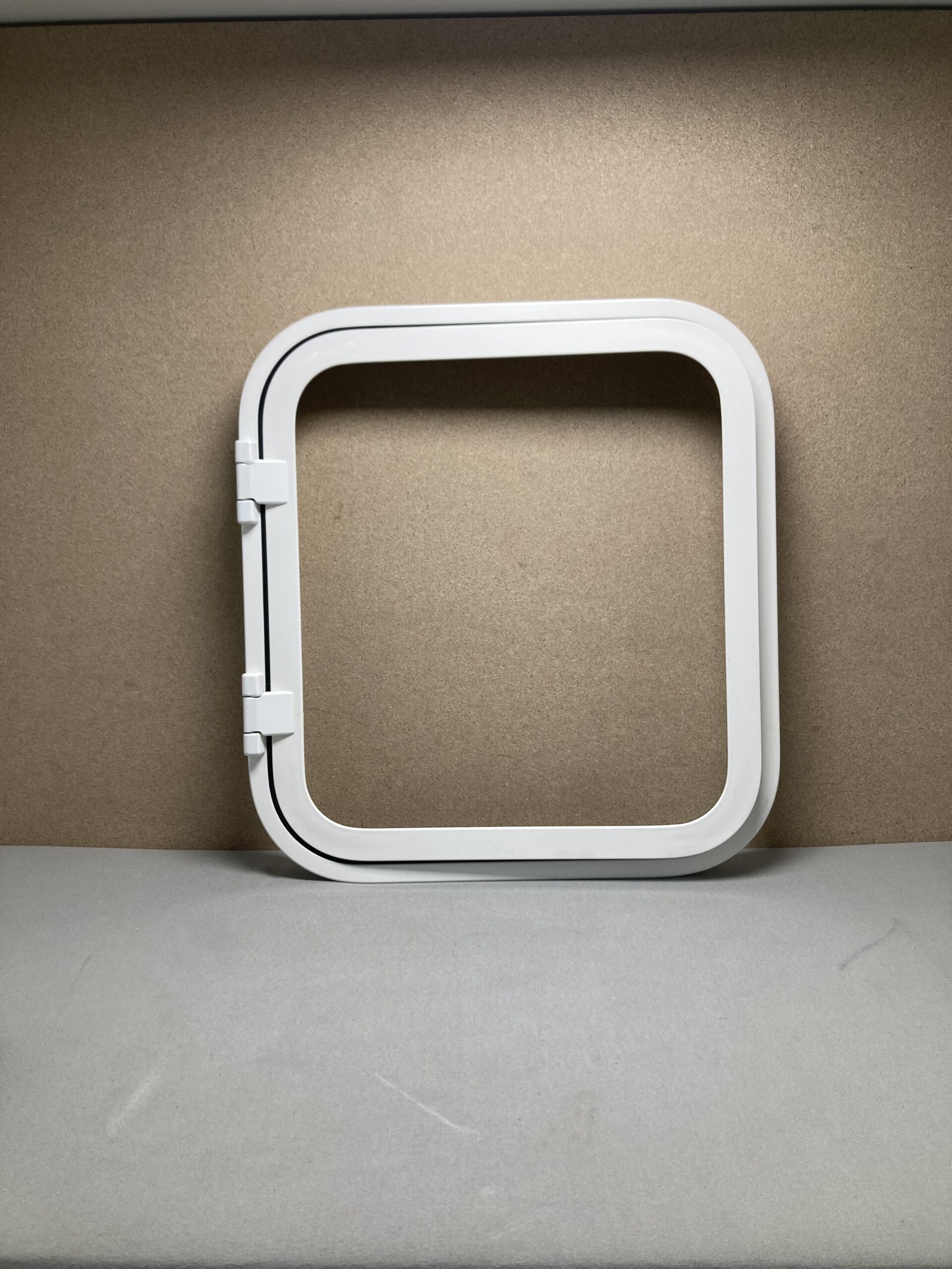 Serviceklappe Klappenrahmen 500x460 weiß neu Alu pulverbeschichtet