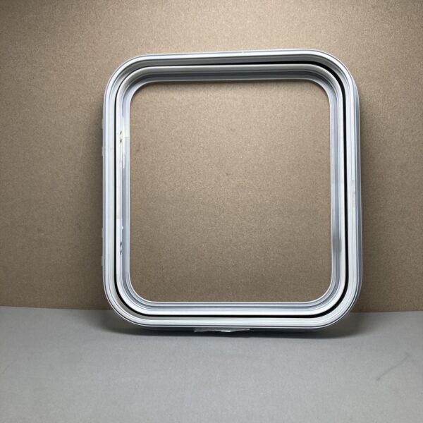 Serviceklappe Klappenrahmen 500x460 weiß neu Alu pulverbeschichtet