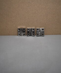 Edelstahlschanier, Edelstahl 1  4401, ca. 50 x 50 mm 3er Set