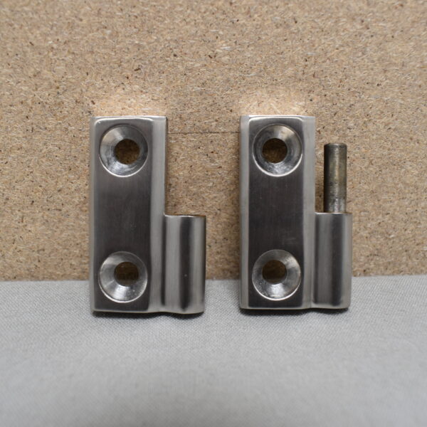 Edelstahlschanier, Edelstahl 1  4401, ca. 50 x 50 mm 3er Set