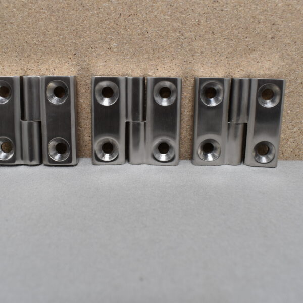 Edelstahlschanier, Edelstahl 1  4401, ca. 50 x 50 mm 3er Set