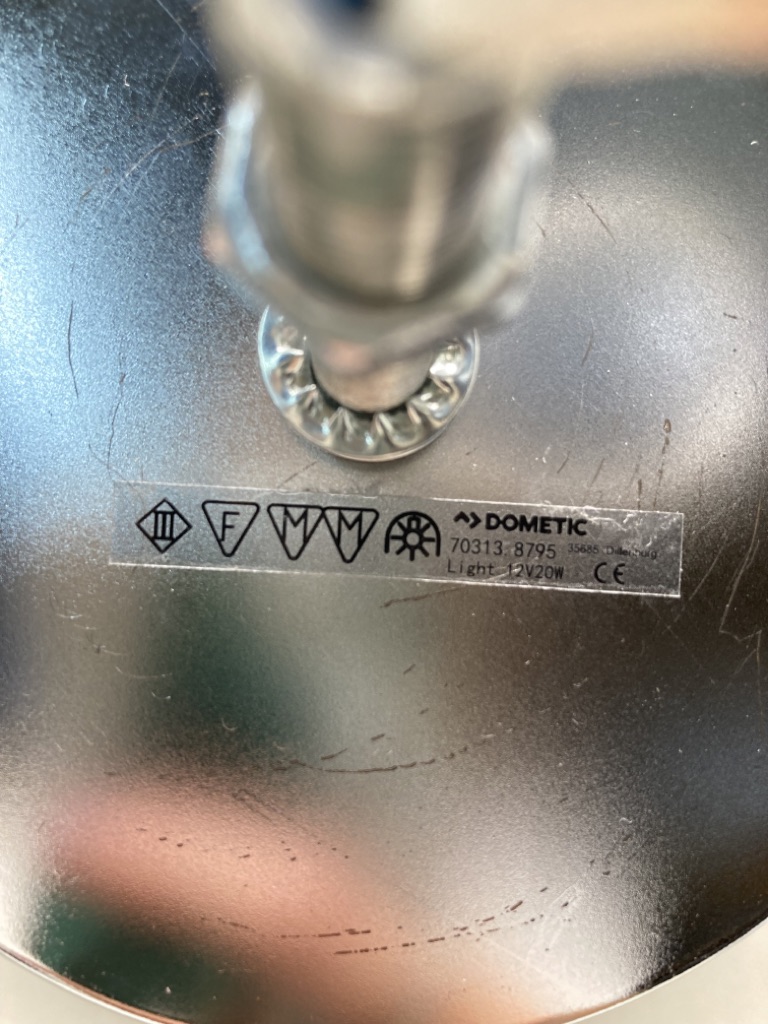 Dometic Tischlampe Art.-Nr.: 70313-8794 12V neu