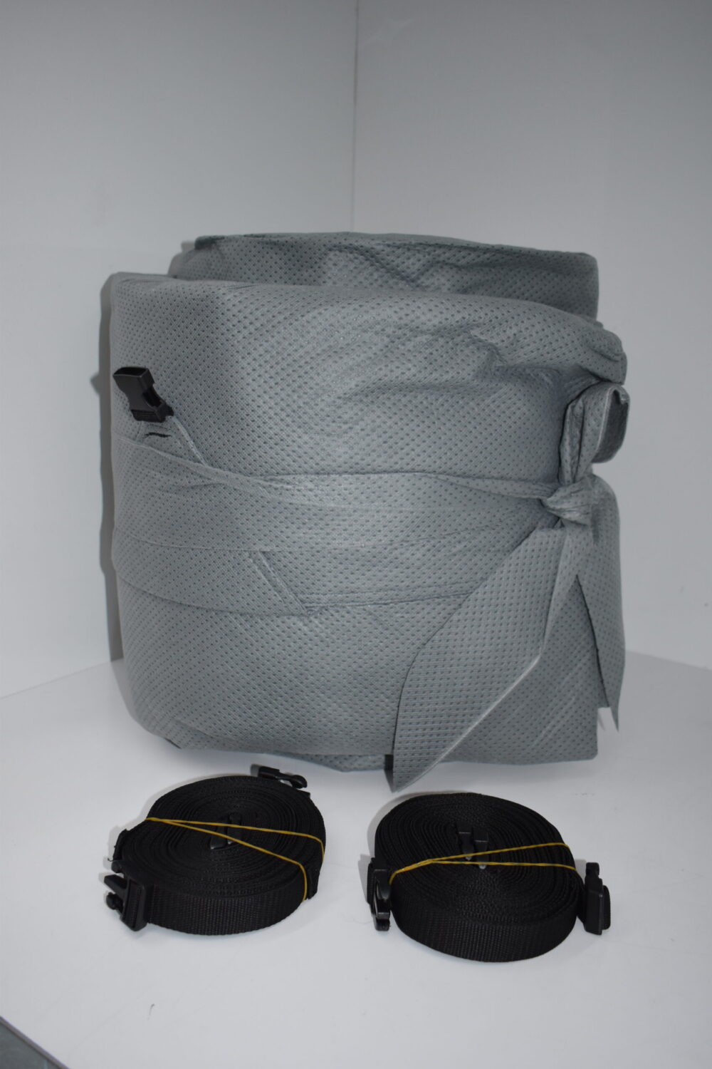 Reimo Caravan Schutzhaube grau mit Schutzhülle und Gurten ca. 519x223x218 cm