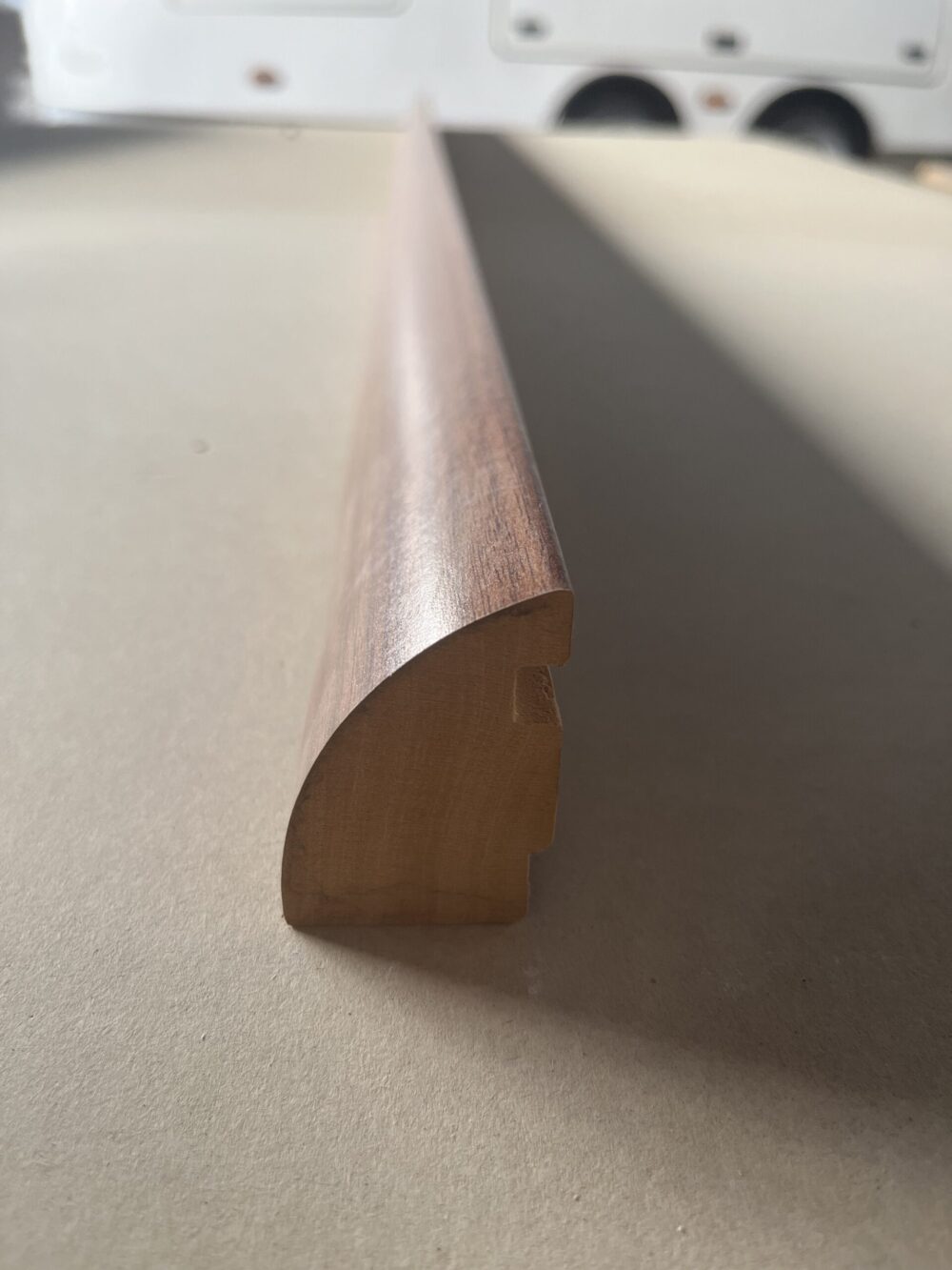 Leiste Holz Massivholz Mahagoni beschichtet 1,90 Meter 3 Stück