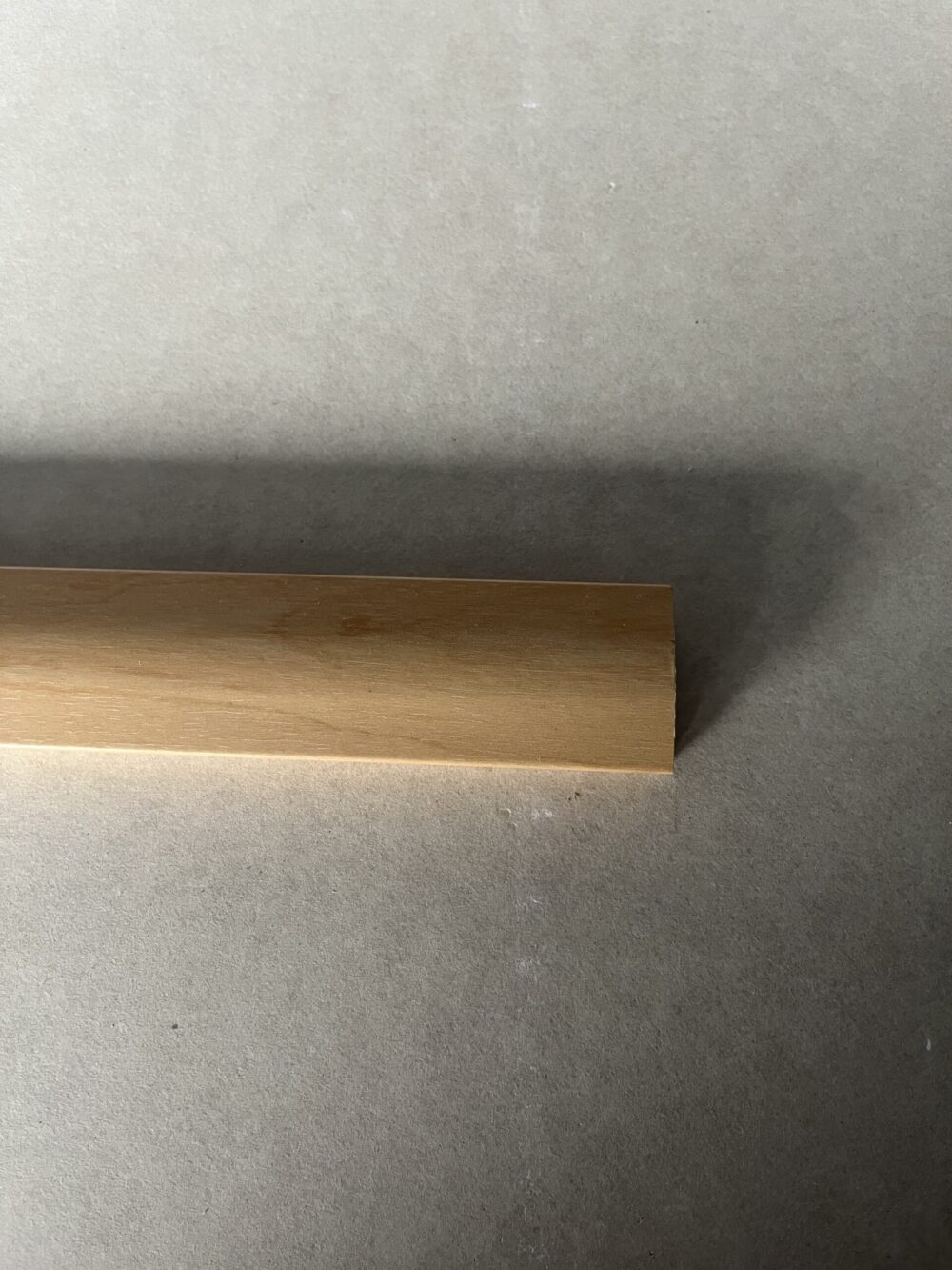 Leiste Holz Massivholz beschichtet hell 1,90 Meter 3 Stück