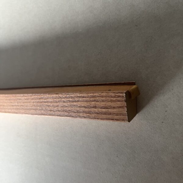 Leiste Holz Massivholz beschichtet Mediteranian Cherry 1,90 Meter