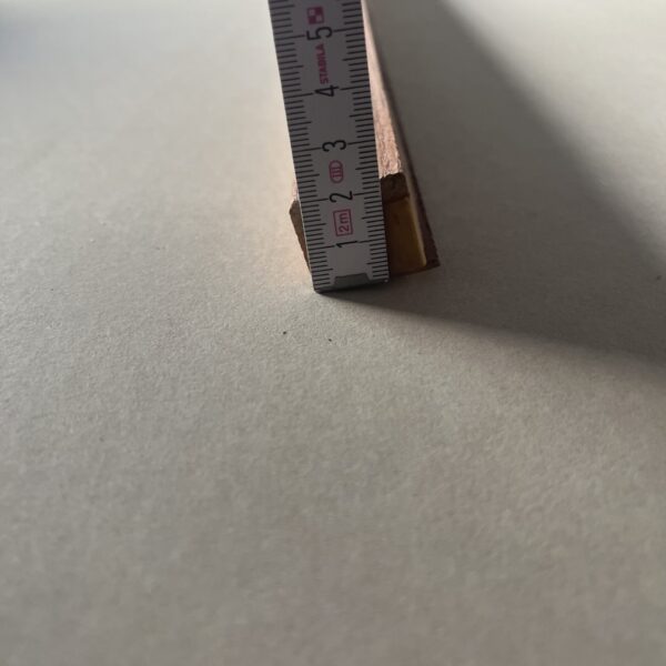 Leiste Holz Massivholz beschichtet Mediteranian Cherry 1,90 Meter