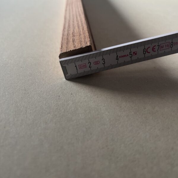 Leiste Holz Massivholz beschichtet Mediteranian Cherry 1,90 Meter