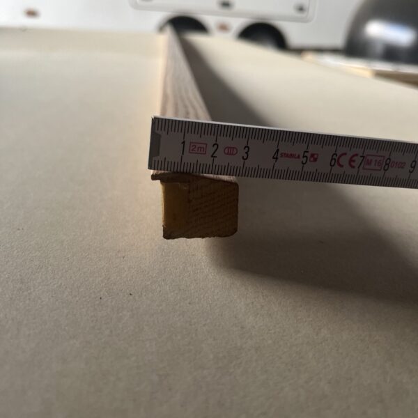 Leiste Holz Massivholz beschichtet Mediteranian Cherry 1,90 Meter