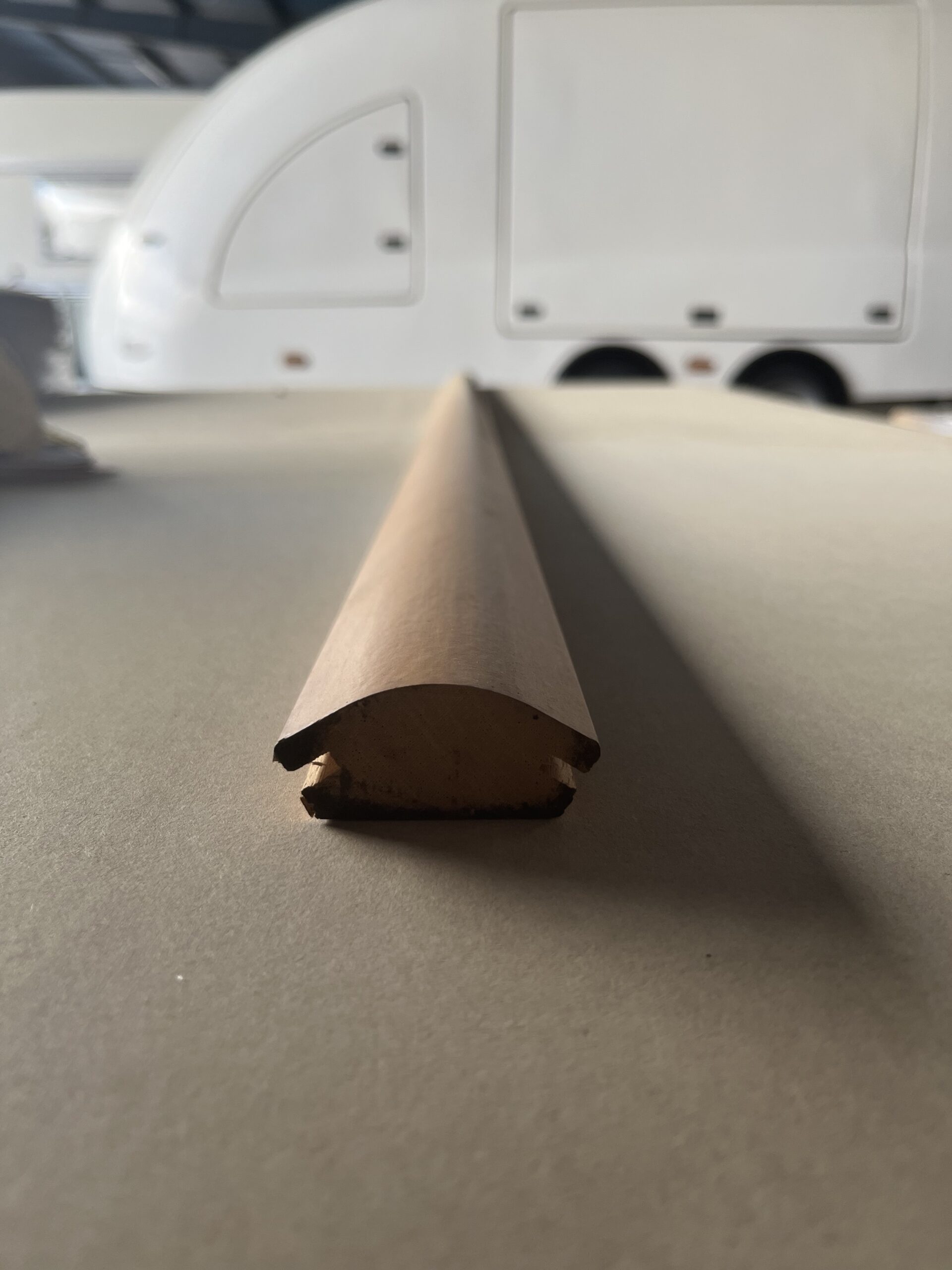 Leiste Holz Massivholz beschichtet Apple Plank 1,90 Meter 3 Stück