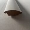Leiste Holz Massivholz beschichtet weiß Lederoptik 1,90 Meter