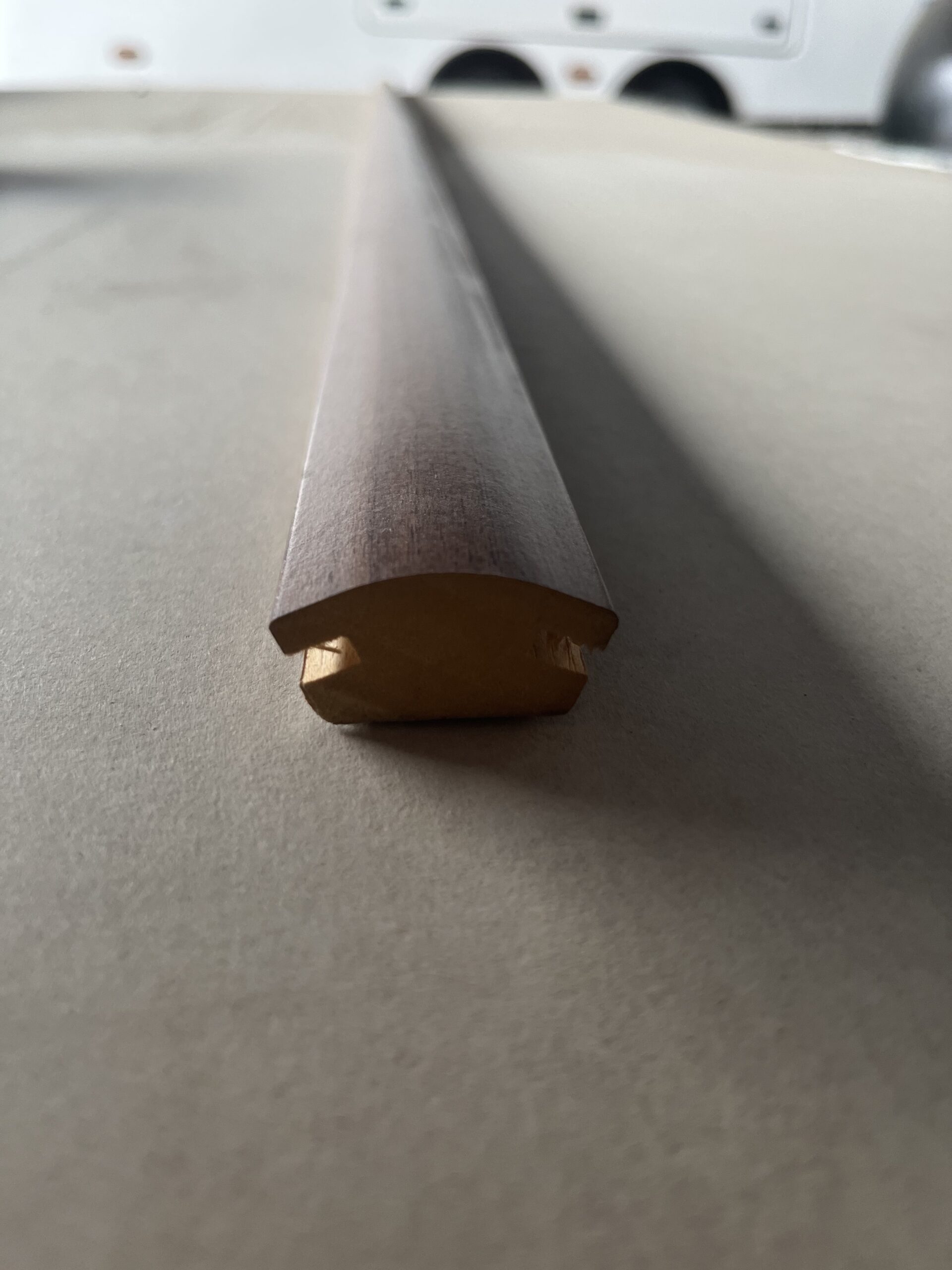 Leiste Holz Massivholz Mahagoni beschichtet 1,90 Meter