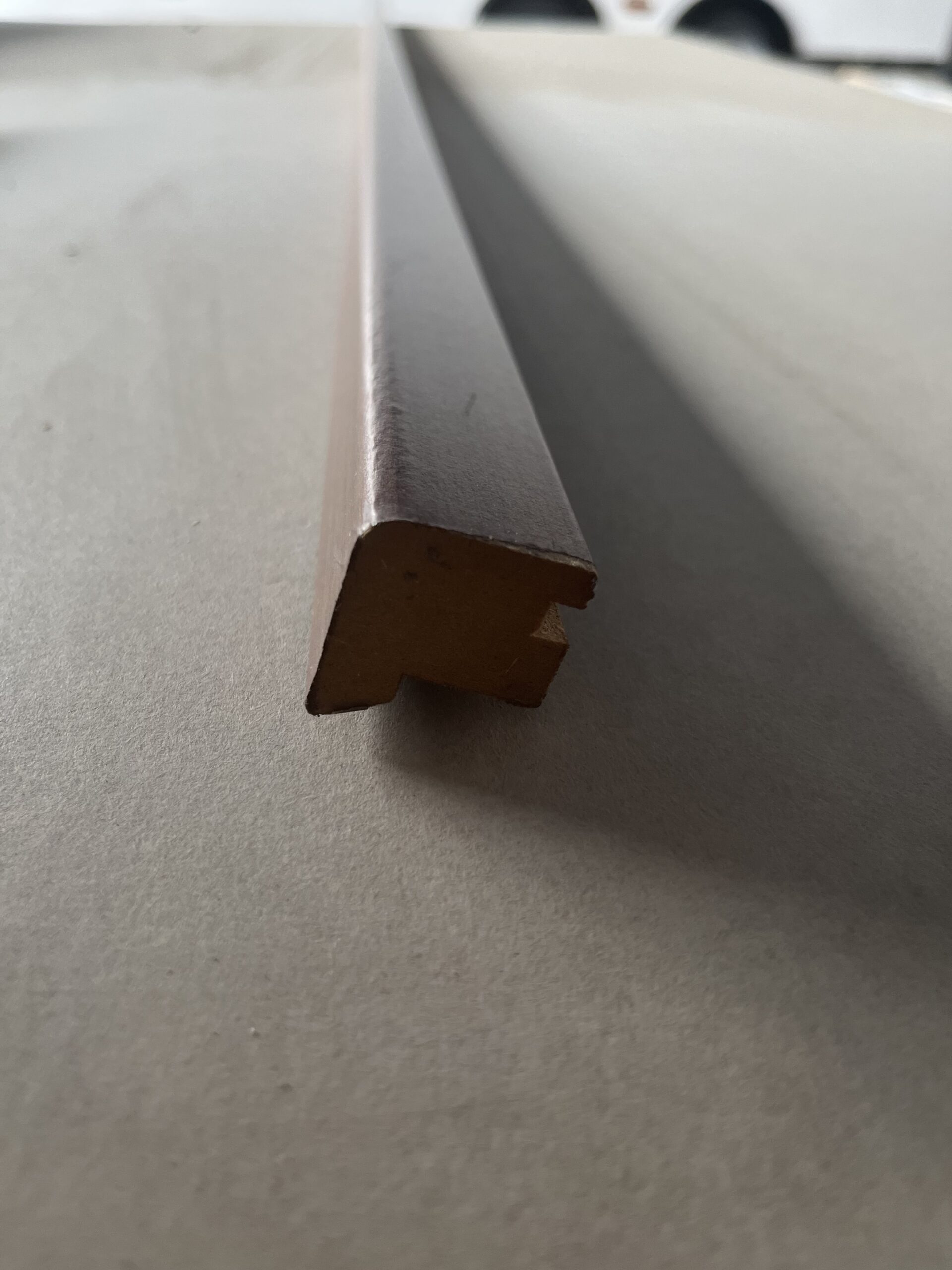 Leiste Holz Massivholz Mahagoni beschichtet 1,90 Meter