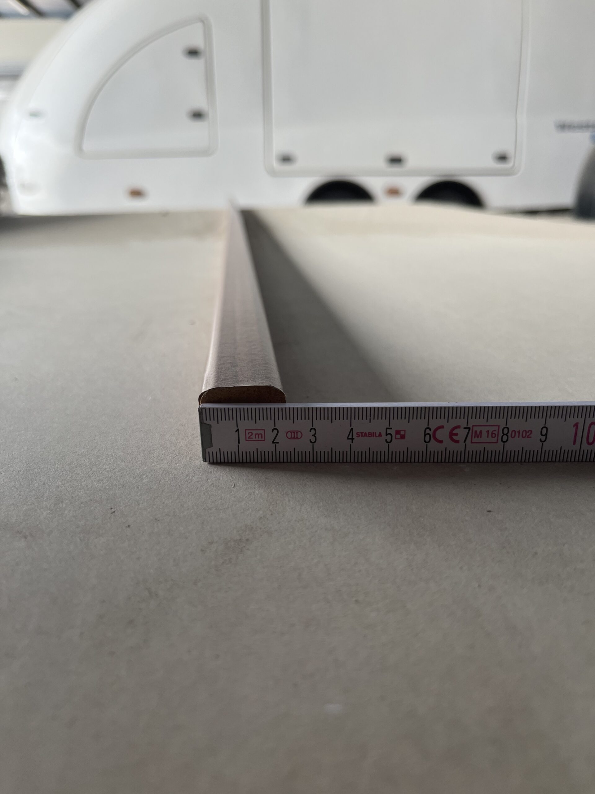 Leiste Holz Massivholz Mahagoni beschichtet 1,90 Meter