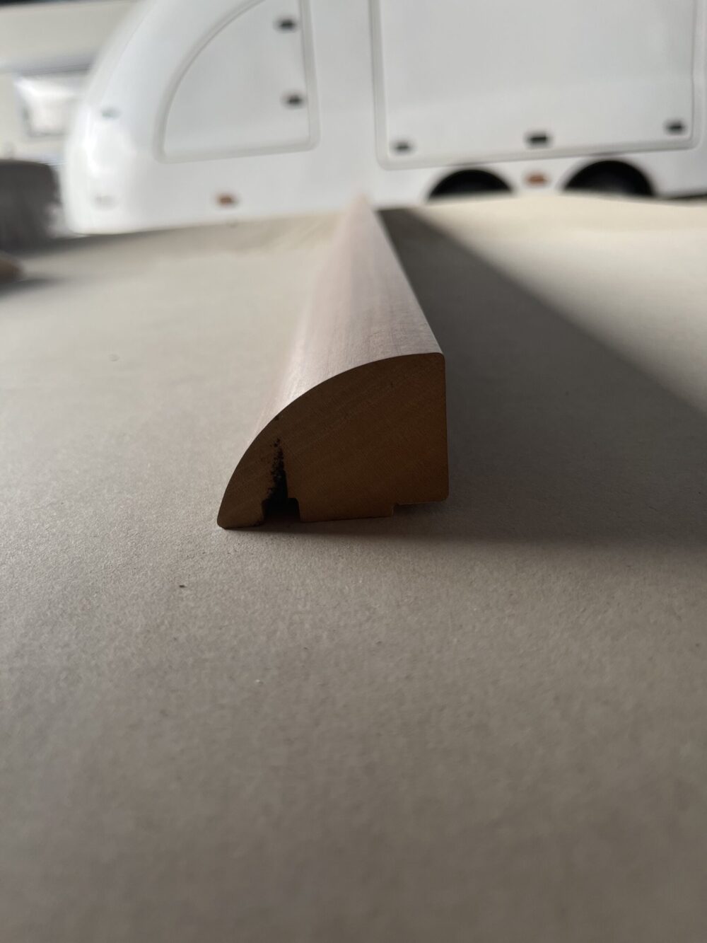 Leiste Holz Massivholz Mahagoni beschichtet 1,90 Meter