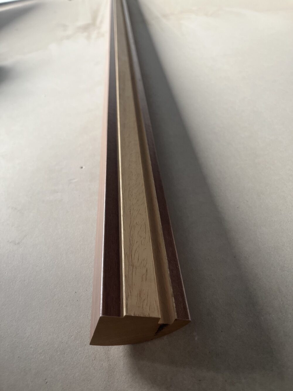 Leiste Holz Massivholz Mahagoni beschichtet 1,90 Meter