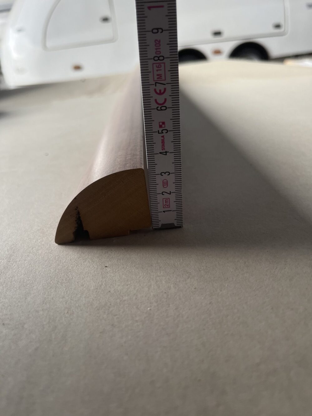 Leiste Holz Massivholz Mahagoni beschichtet 1,90 Meter