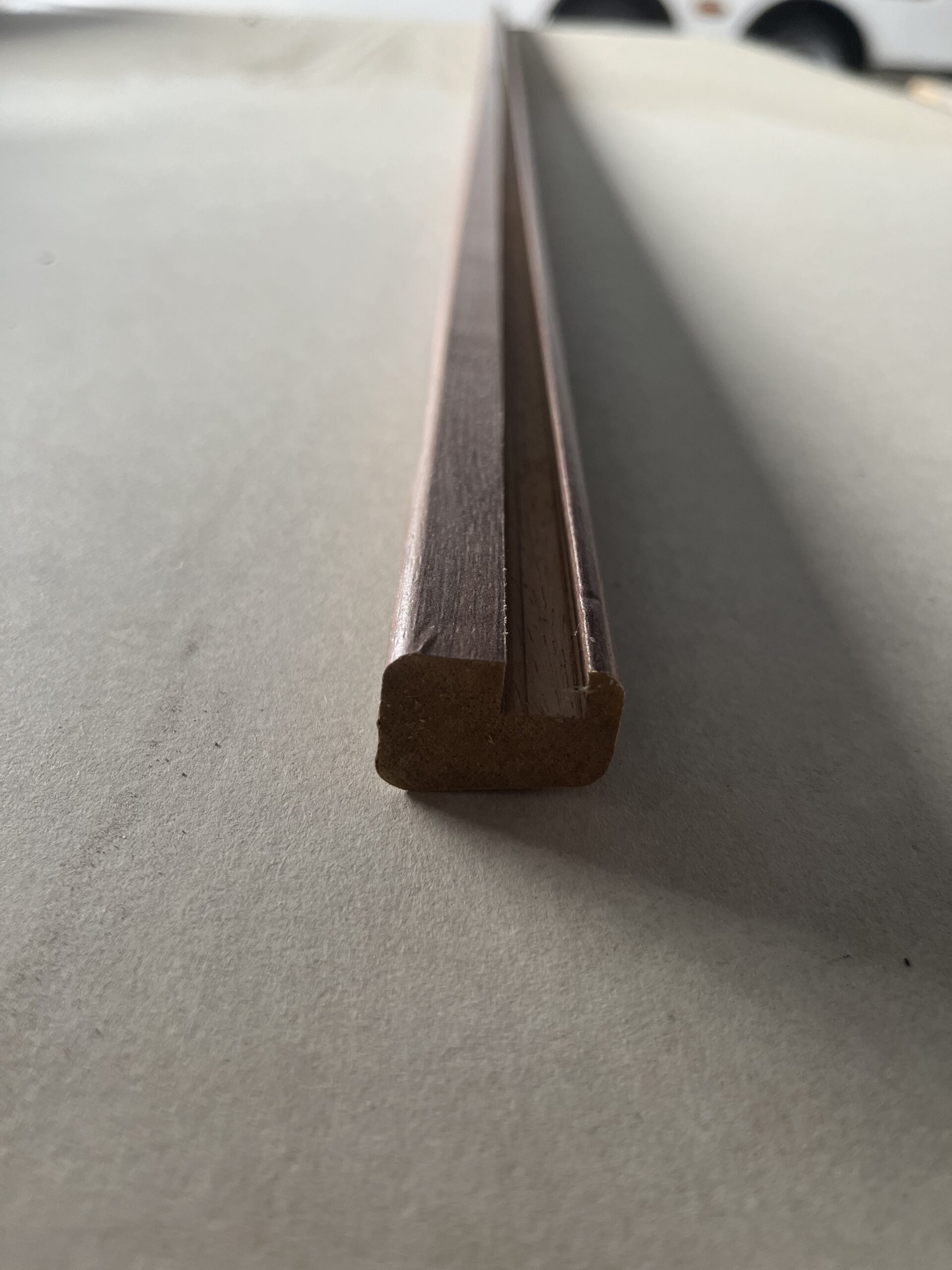 Leiste Holz Massivholz Mahagoni beschichtet 1,90 Meter