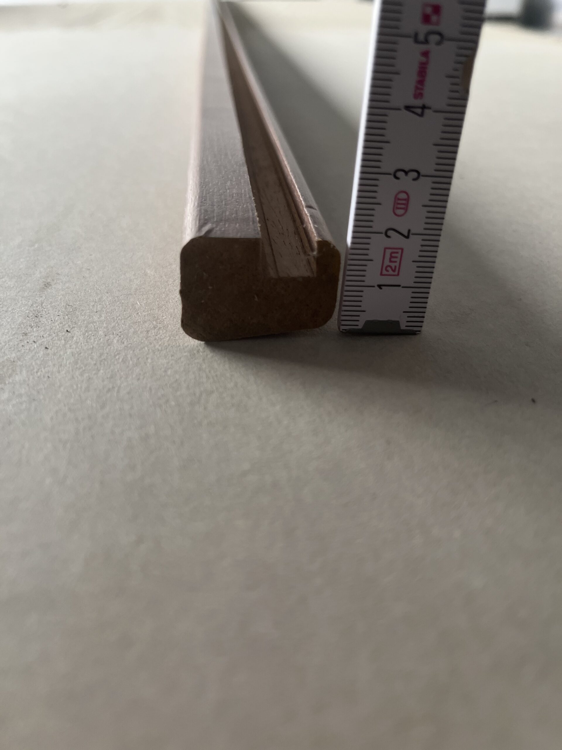 Leiste Holz Massivholz Mahagoni beschichtet 1,90 Meter