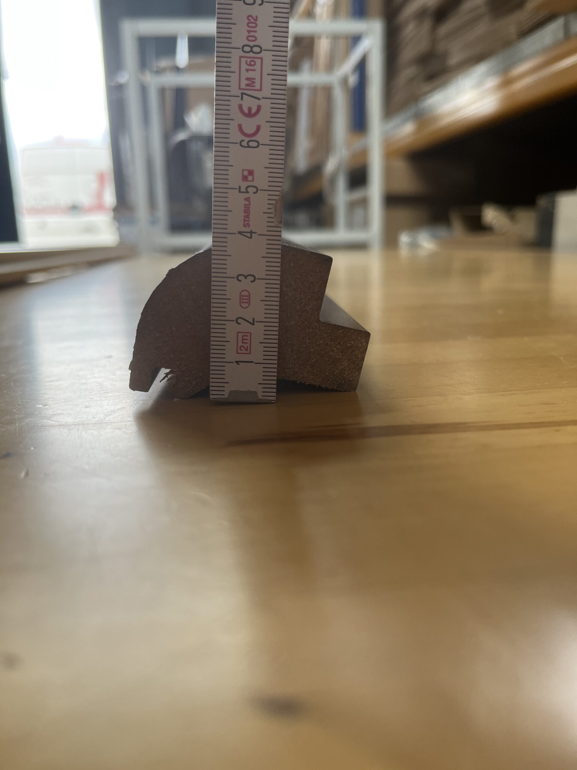 Leiste Holz Massivholz Mahagoni beschichtet 1,90 Meter