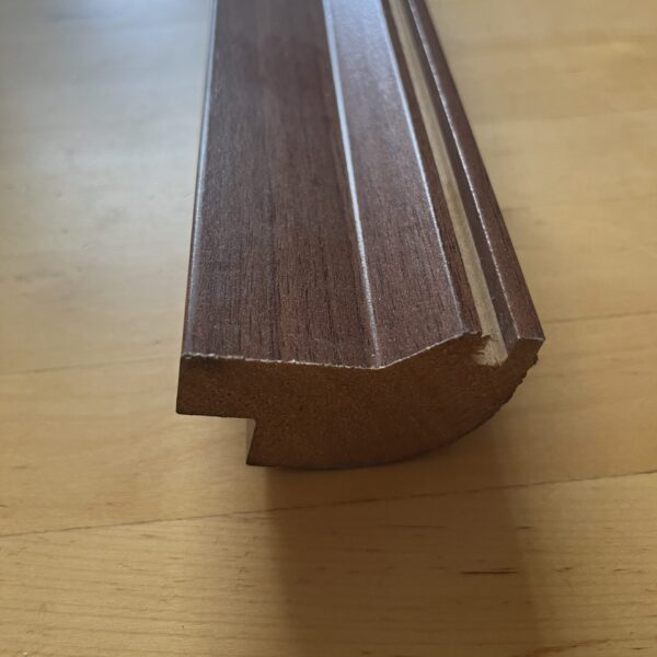 Leiste Holz Massivholz Mahagoni beschichtet 1,90 Meter