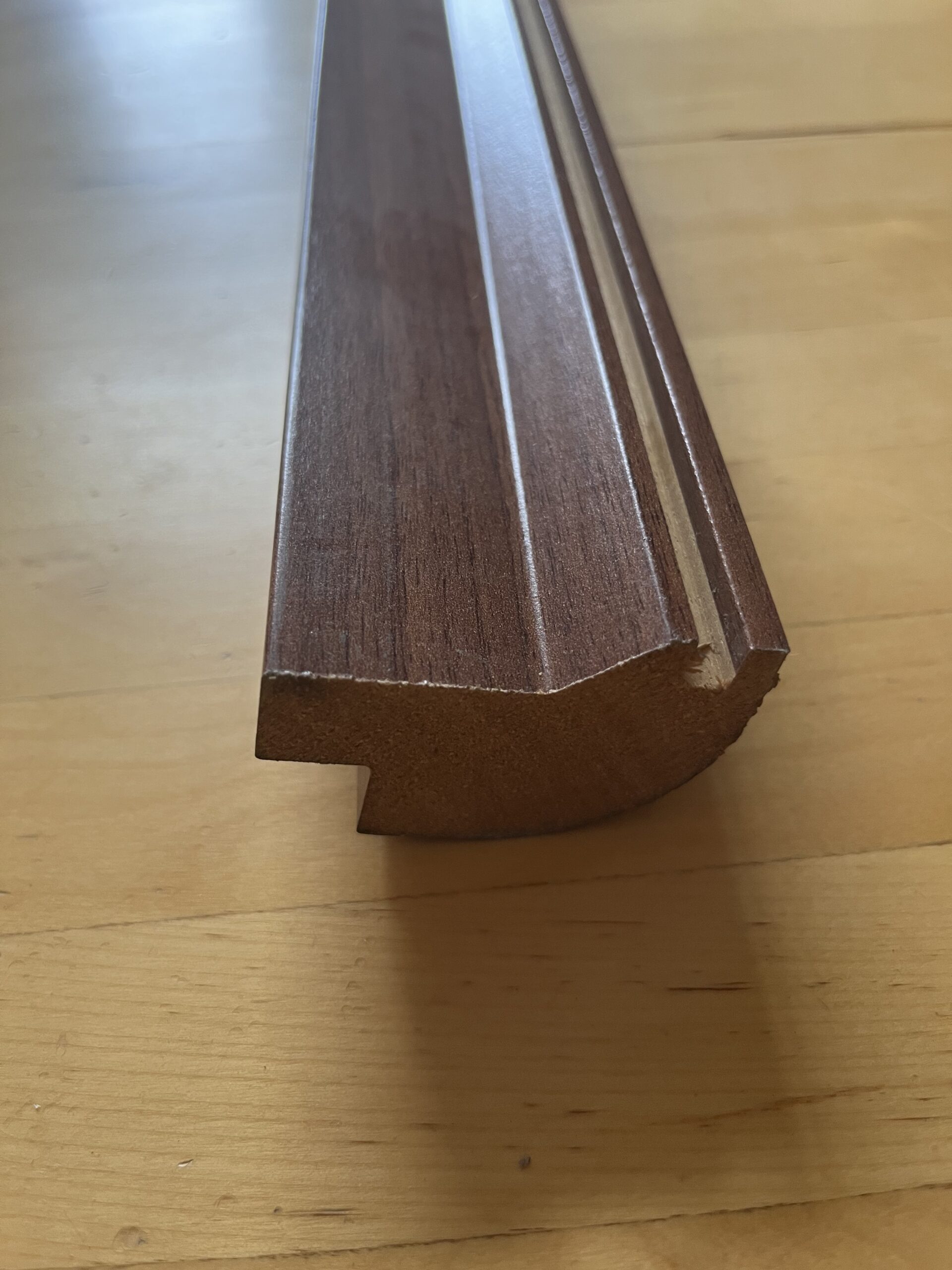 Leiste Holz Massivholz Mahagoni beschichtet 1,90 Meter