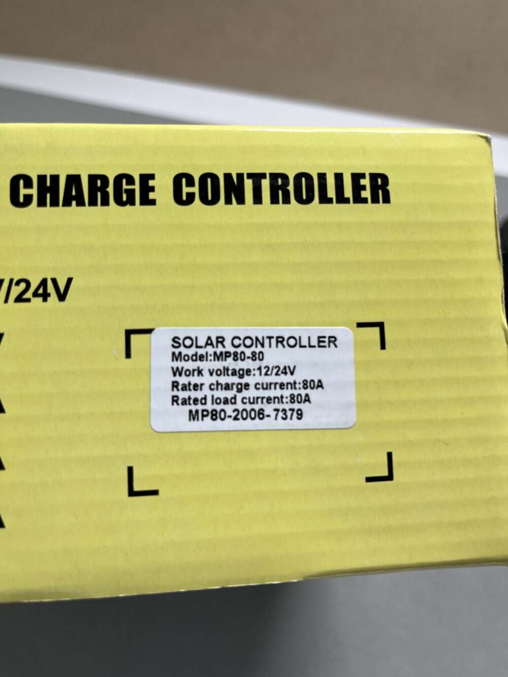 Solar Charge Controller 12724V MP80-80