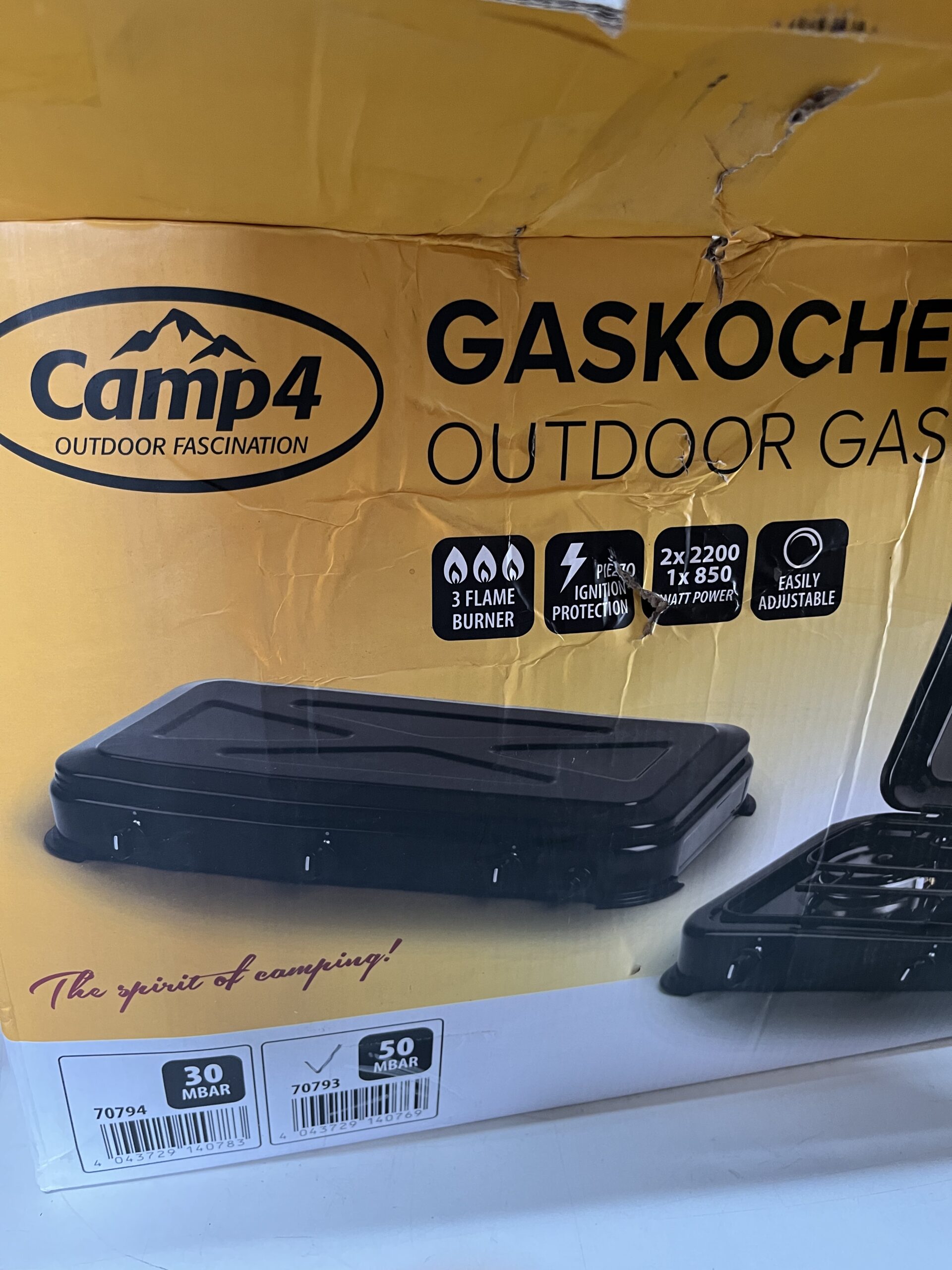 Camp4 Gaskocher Mary 3 flammig