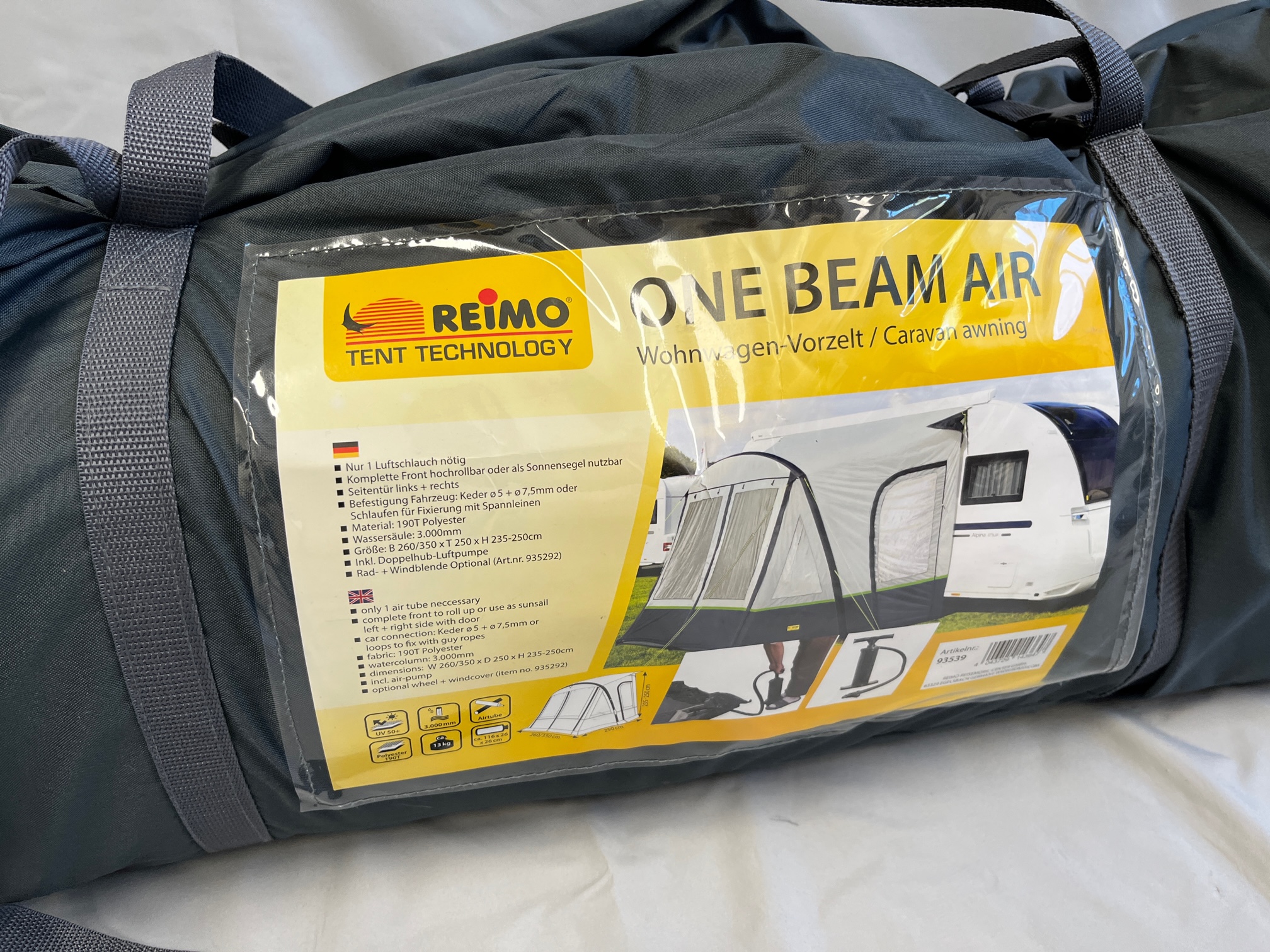 Reimo One Beam Air Wohnwagen Vorzelt 93539 – Bild 7