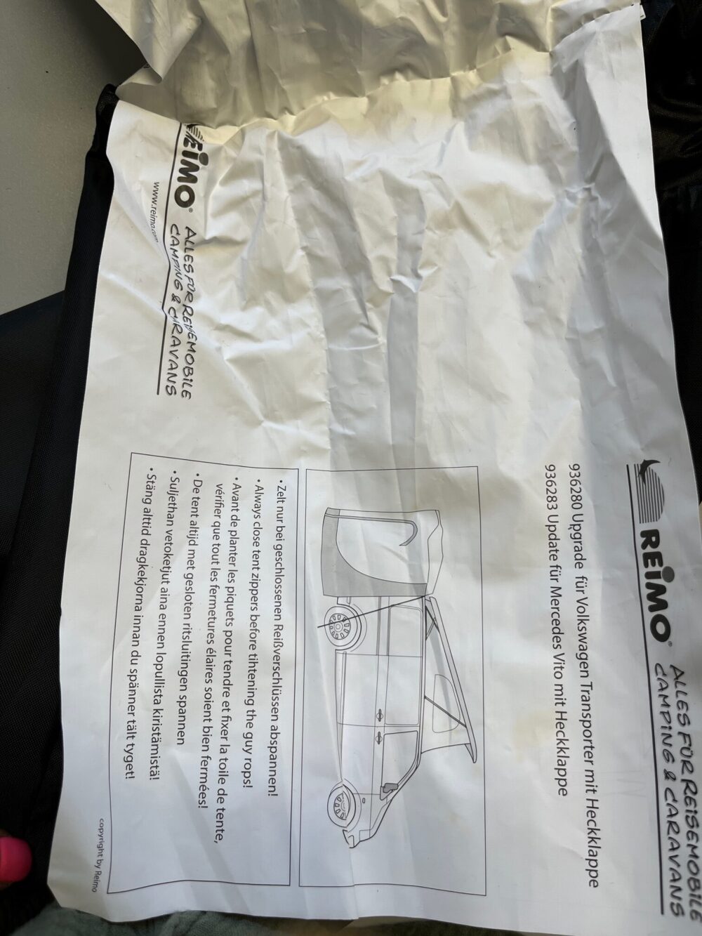 Reimo Update Mercedes Vito Heckzelt 936283