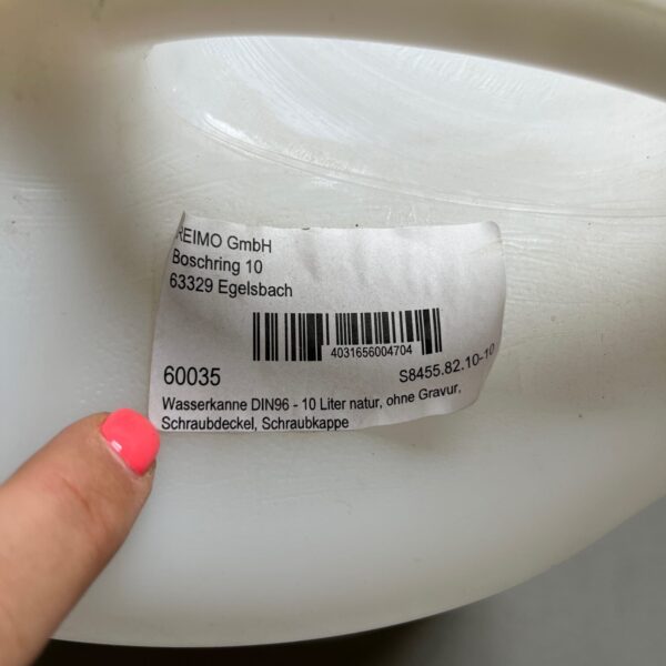 Reimo Wasserkanne DIN 96 10 Liter