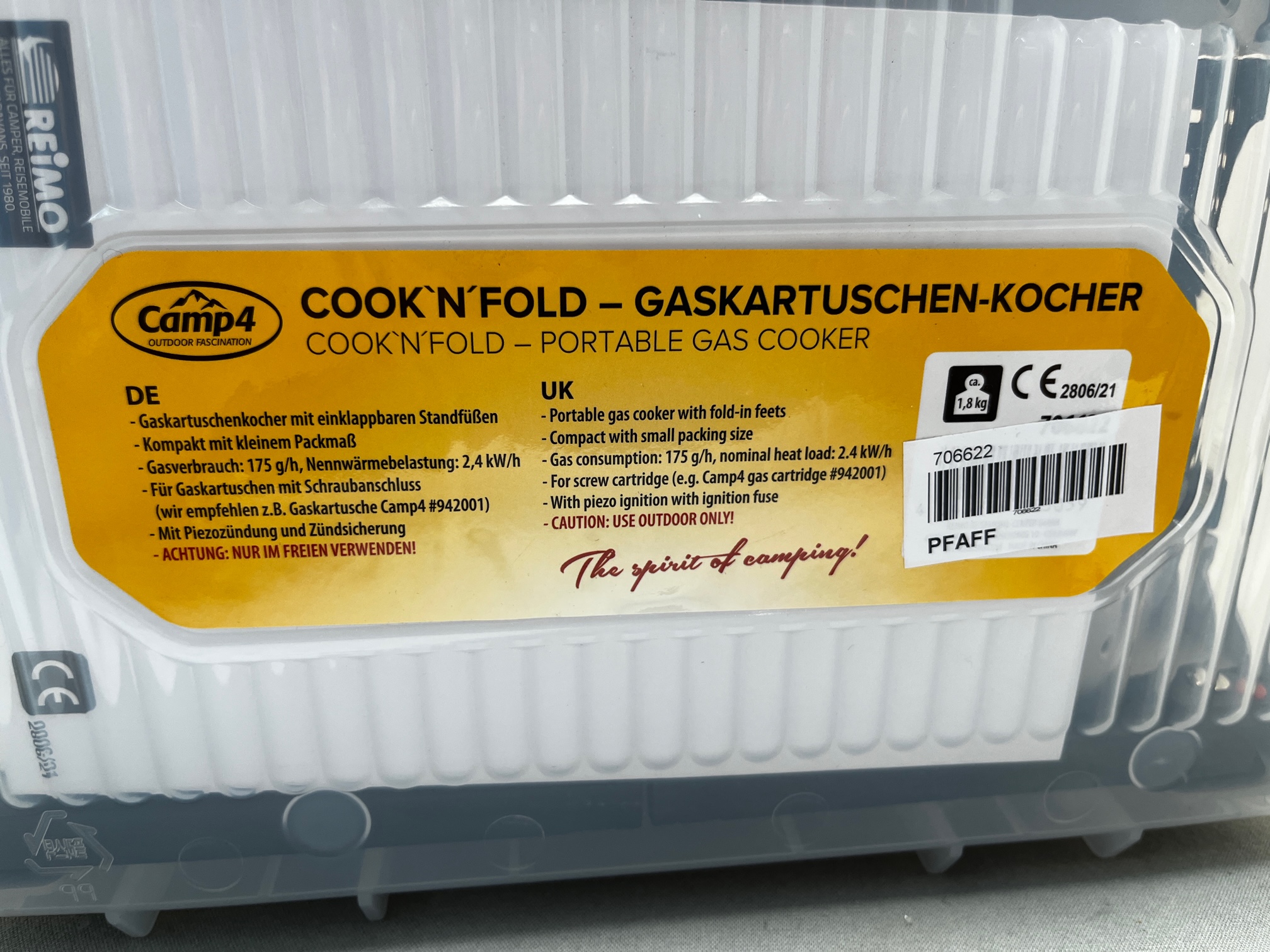 Camp4 Cook´n´Fold Gaskartuschenkocher – Bild 8