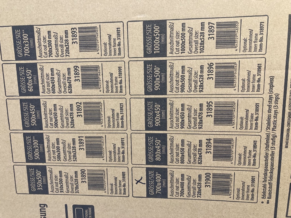 Carbest Ausstellfenster RW Compact mit getönter Acrylverglasung 700x400mm – Bild 6