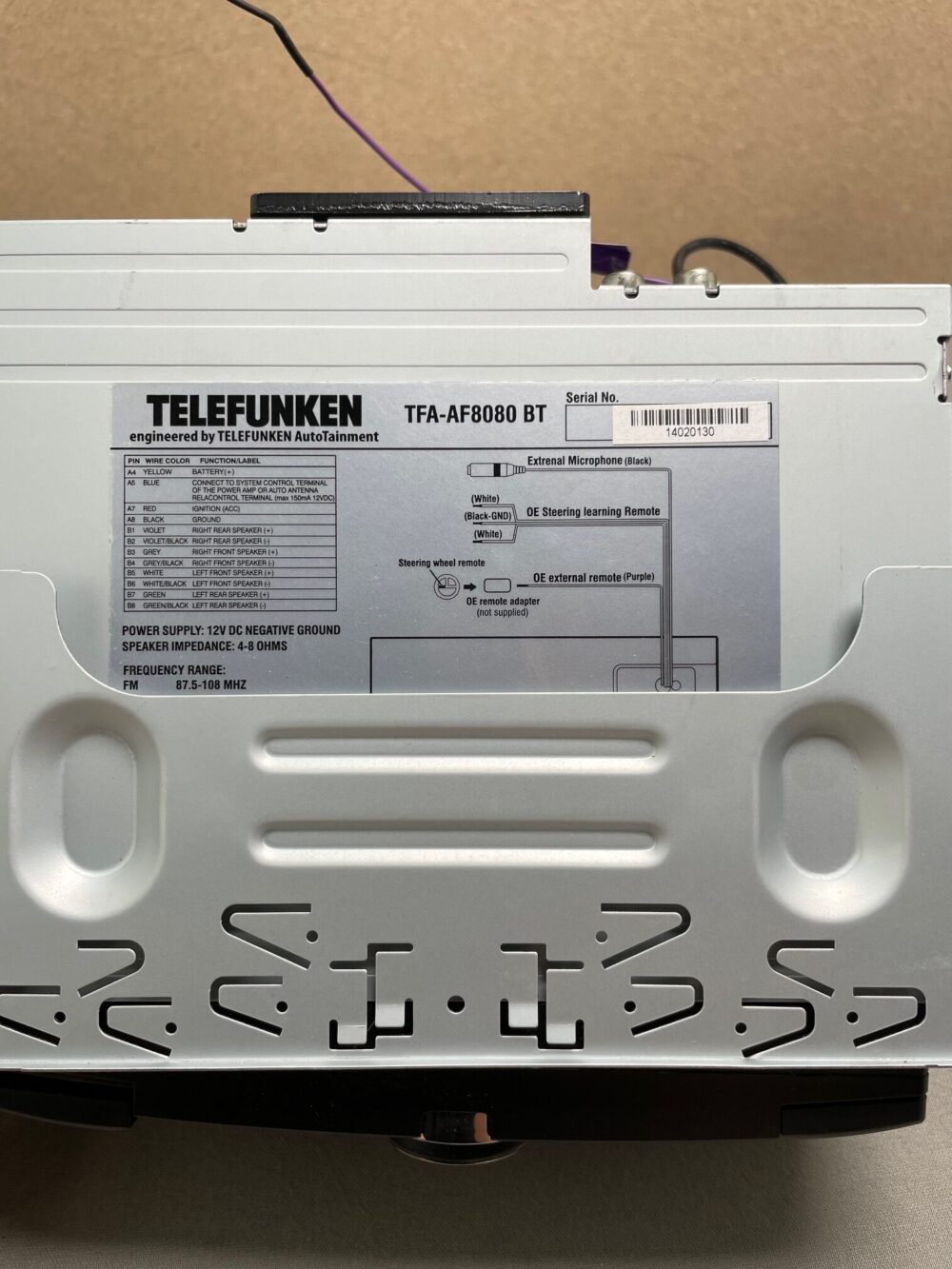 CD Tuner und Freisprecher von Telefunken