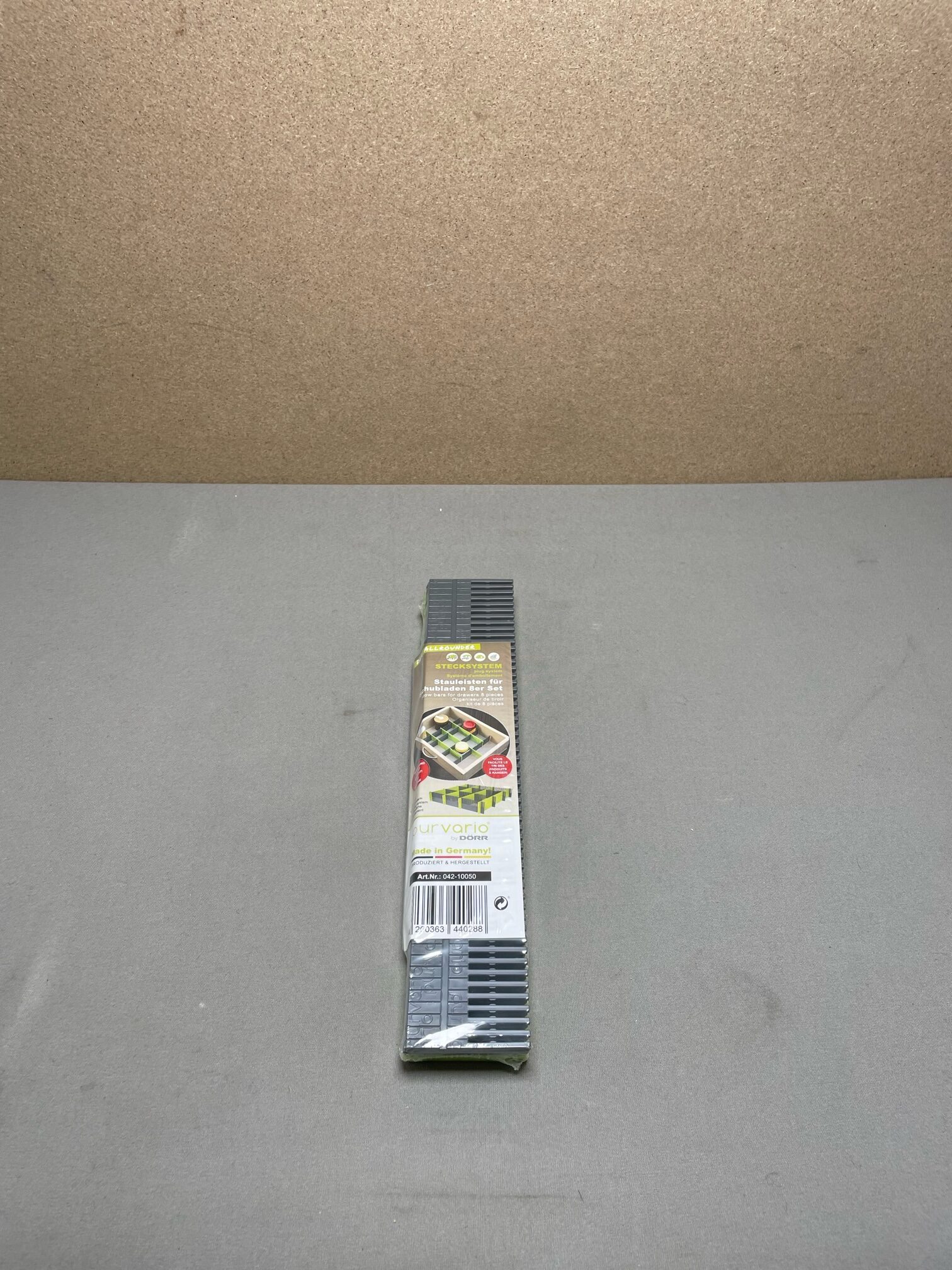 Stauleisten für Schubladen, 8er Set , Purvario