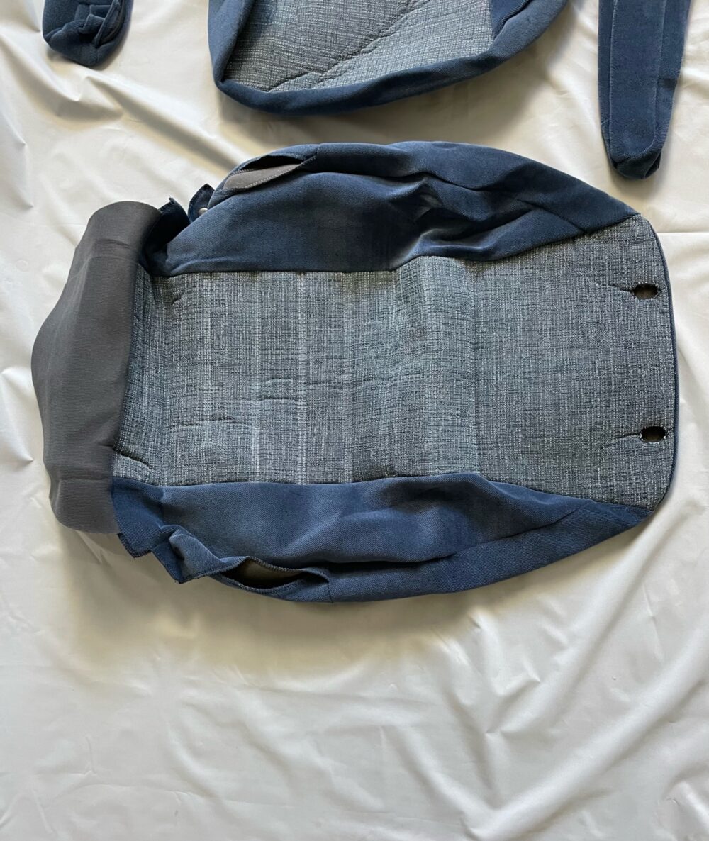 Schonbezug für Wohnmobilsitze, Universal blau / grau