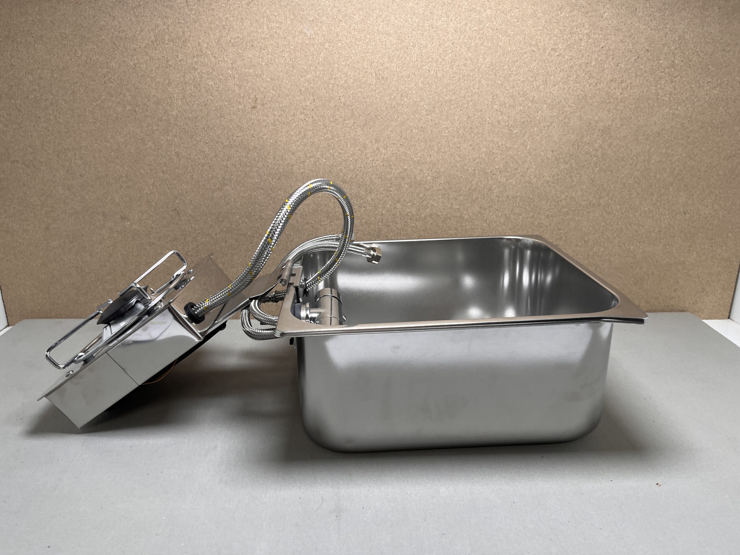 Can Spüle-Kocher Kombination schwarz Art.-Nr.: 70505 neu ohne Glasabdeckung