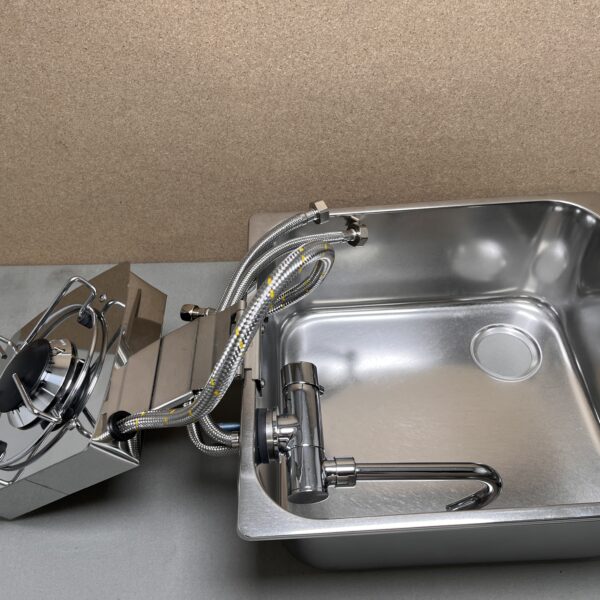 Can Spüle-Kocher Kombination schwarz Art.-Nr.: 70505 neu ohne Glasabdeckung