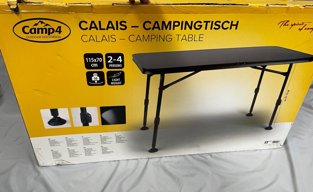 Camp4 Campingtisch Calais 115x70cm 2-4 Personen