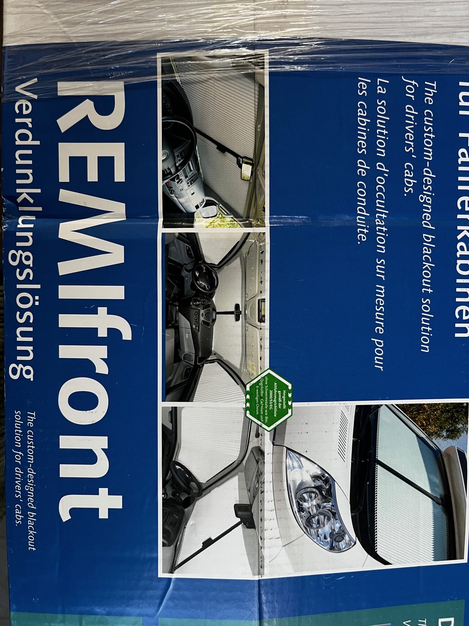Remis Remifront Verdunklungslösung Fahrerkabine Fiat Ducato >2014 Typ X290