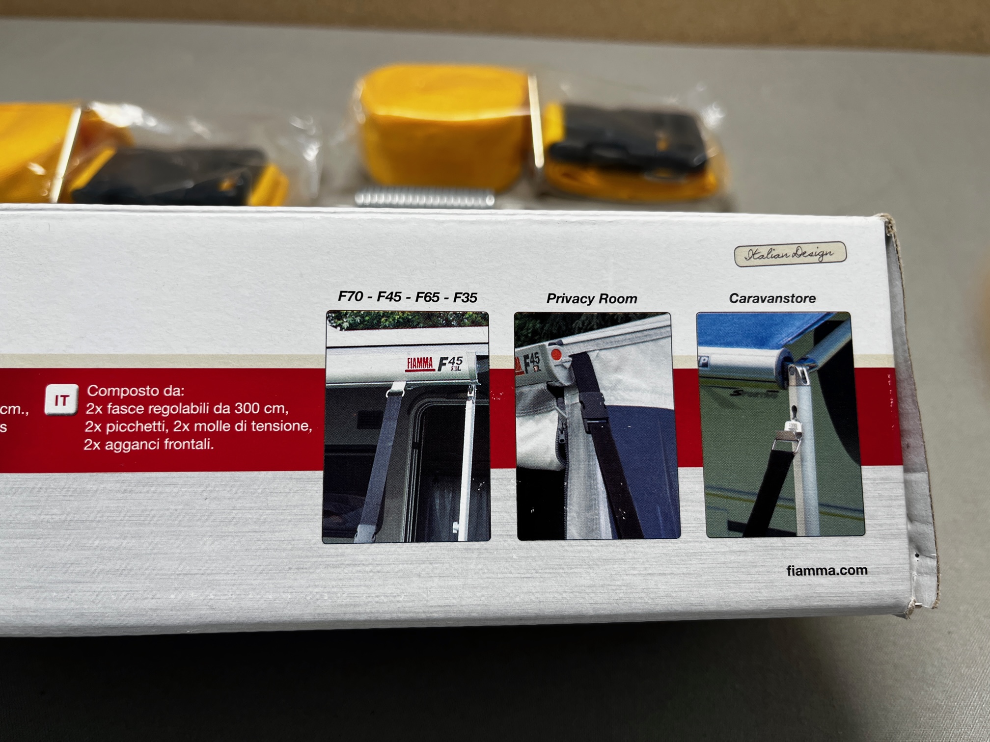 Fiamma Tie Down S Markisenspannband gelb – Bild 2