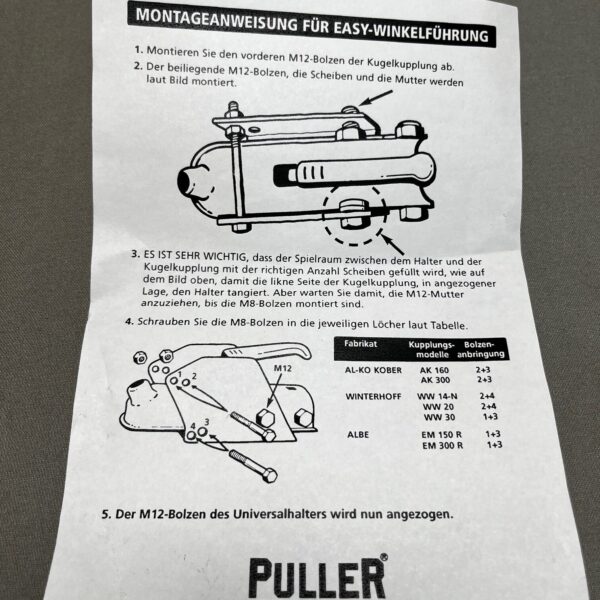 Reimo Winkelführung Easy Puller 92081