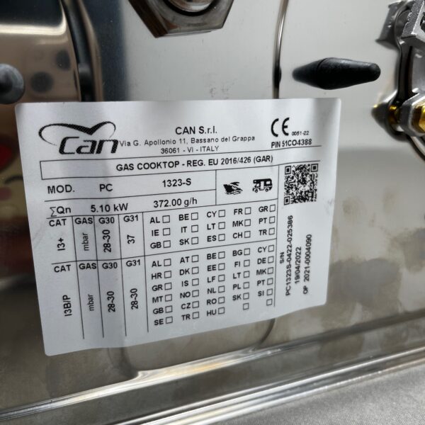 Can Gas Einbaukochfeld PC 1323-S