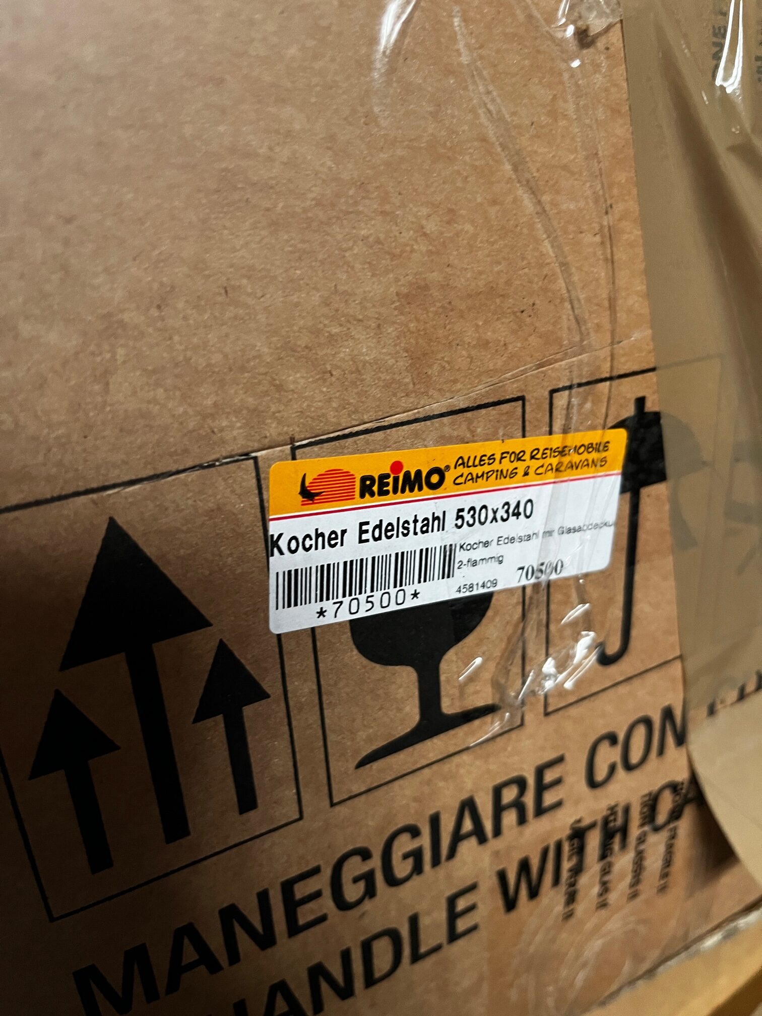 Can Gas Einbaukochfeld FC 1336-P 2-flammig 530x340mm