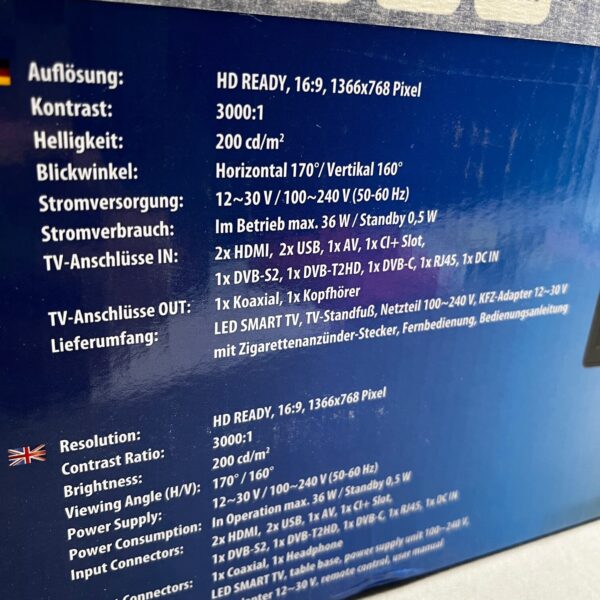 Carbest 18,5`` Widescreen LED Smart TV