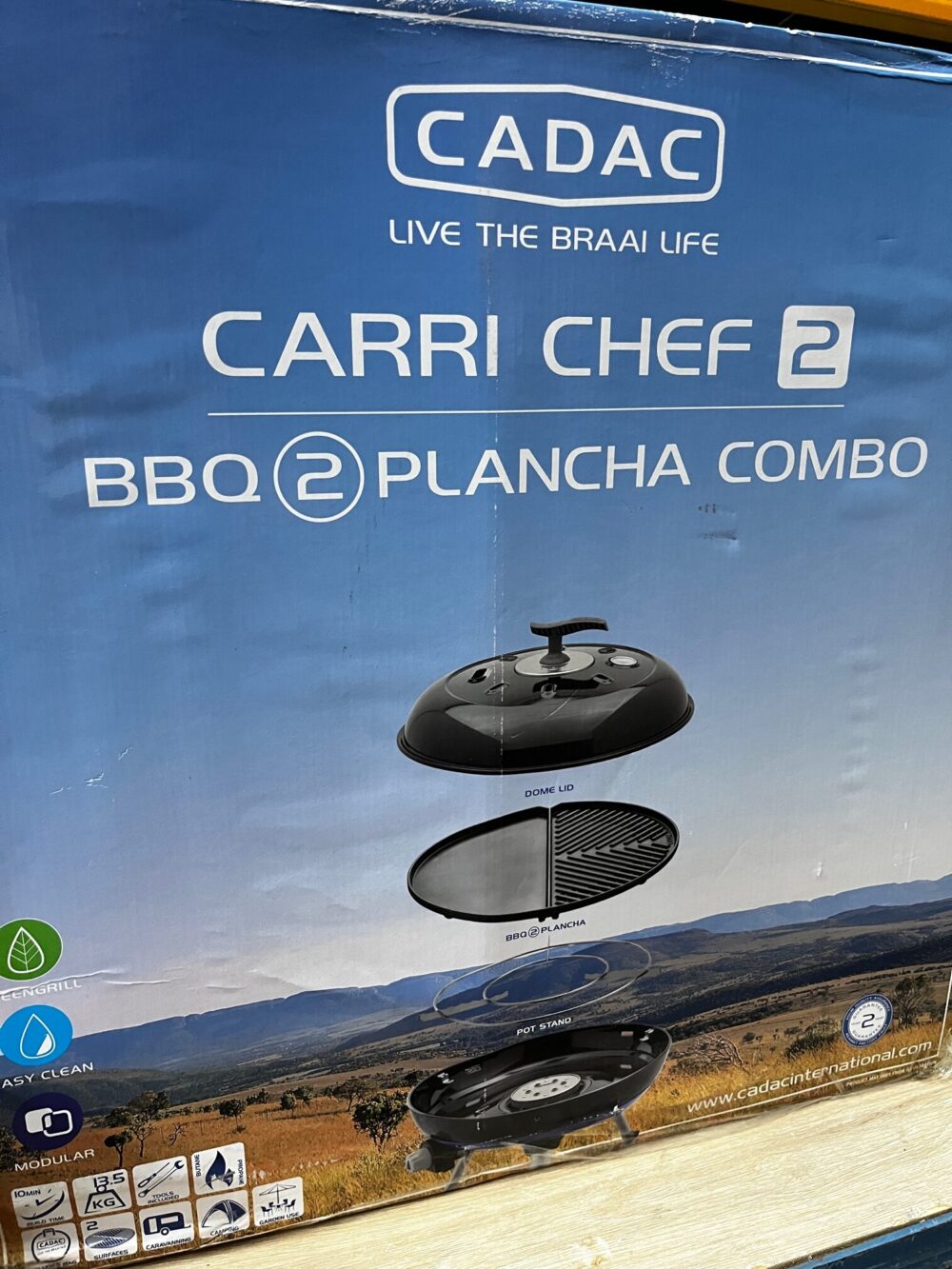 Cadac Carri Chef 2 BBQ 2 Plancha Combo Grill