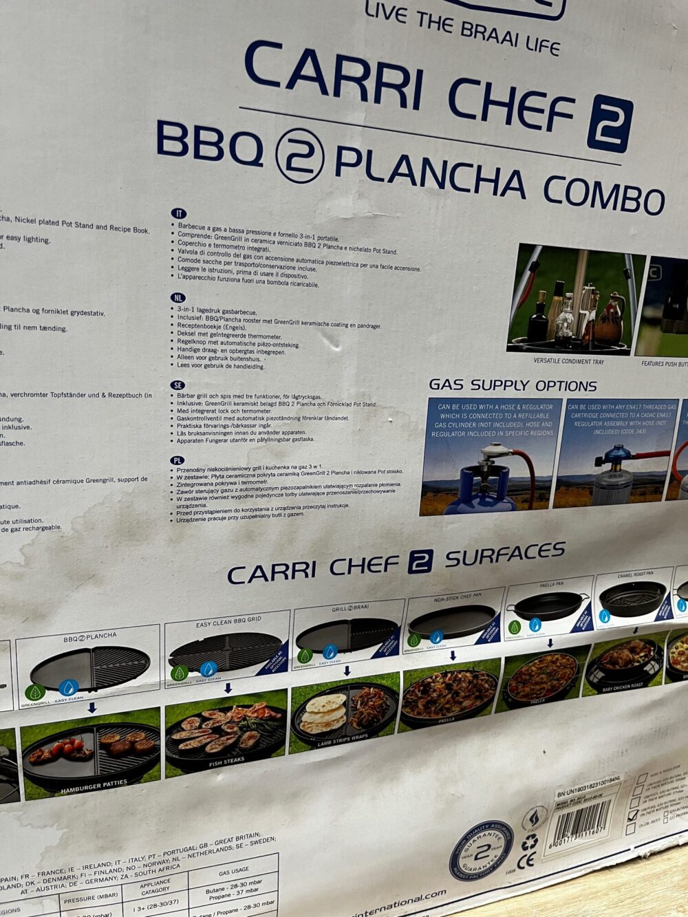 Cadac Carri Chef 2 BBQ 2 Plancha Combo Grill