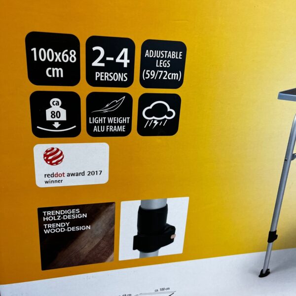 Camp4 Tyresta Campingtisch 100x68 cm 2-4 Personen