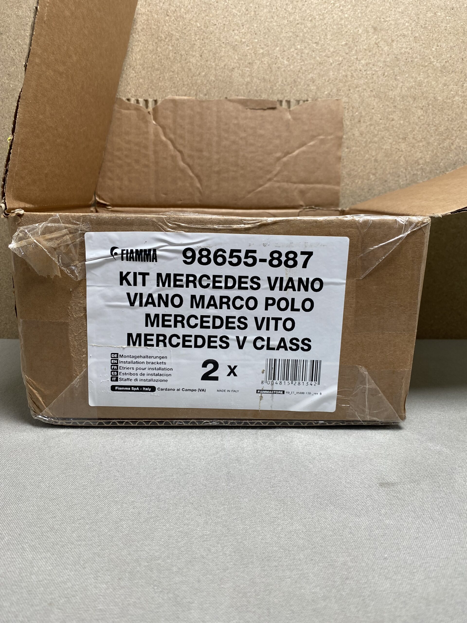 Fiamma Kit Mercedes Viano, Viano Marco Polo, Vito und V Class 98655-887