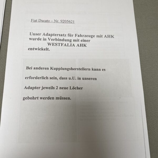 CATE Hecklastenträger 9205621 Fiat Ducato